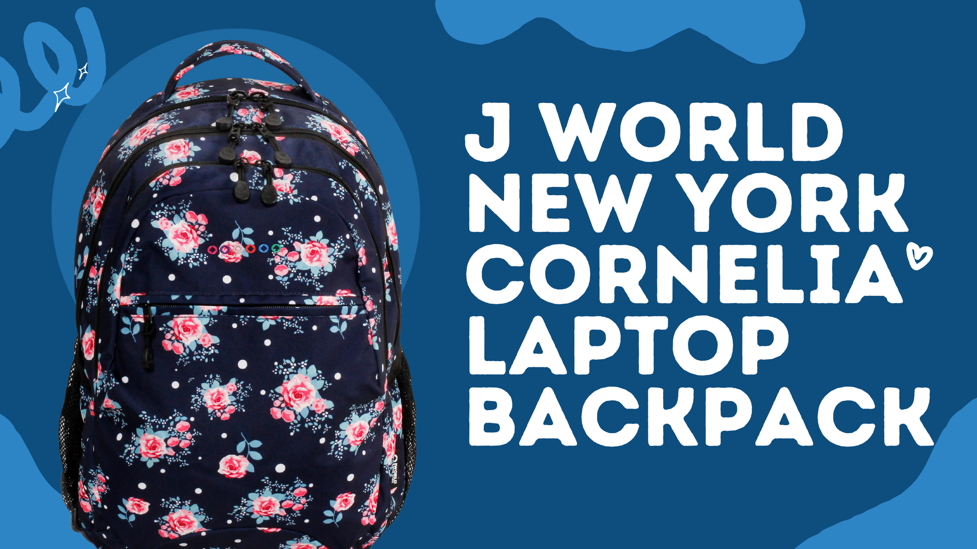 J World New York Large Laptop Backpack!