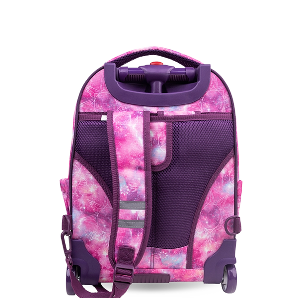 Sparkle 15 Inch Kids Rolling Backpack Carry On JWorldstore