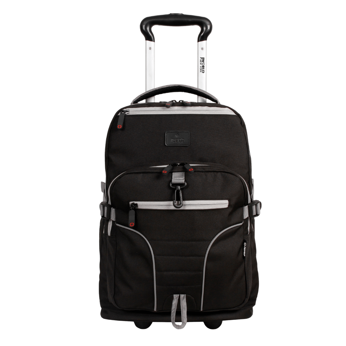 Rolling backpack with trolley sleeve deals