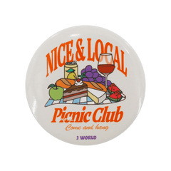 Picnic badge for bag (1.75") - JWorldstore