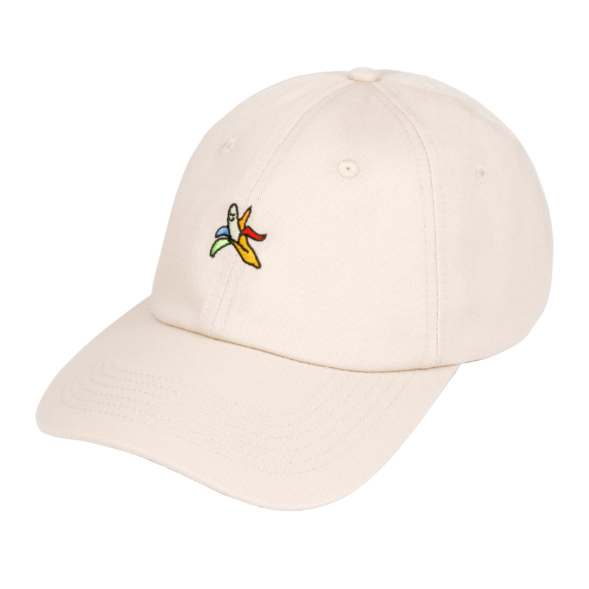 Banana Embroidery Ball Cap- Beige - JWorldstore