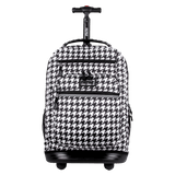 Sundance Laptop Rolling Backpack (19.5 Inch) in Houndstooth