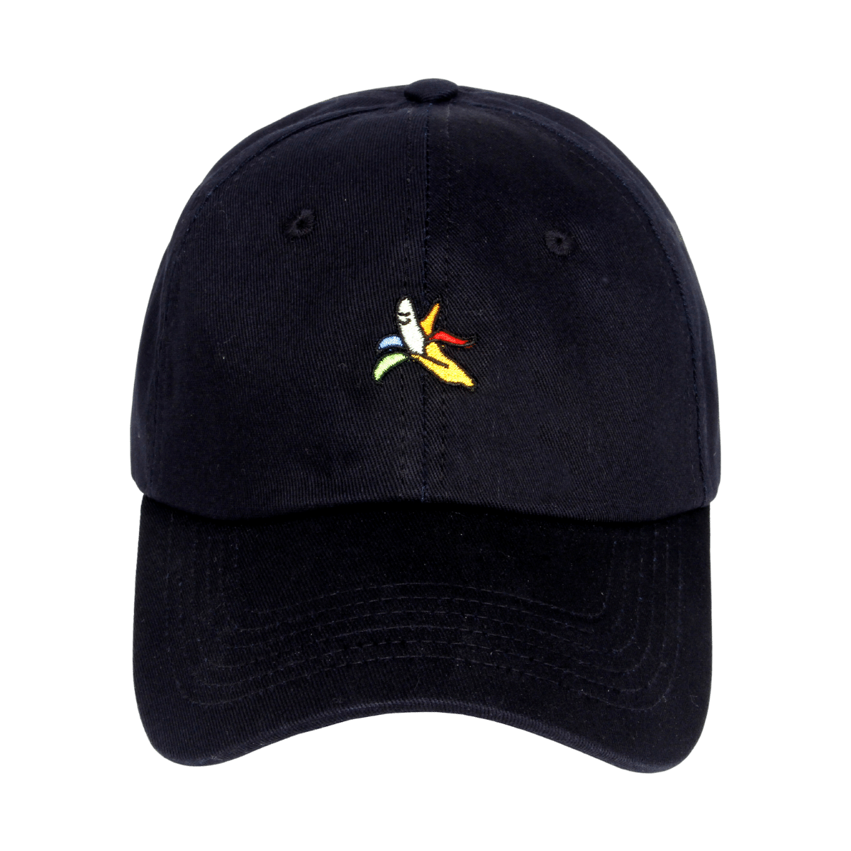 Banana Embroidery Ball Cap- Navy - JWorldstore