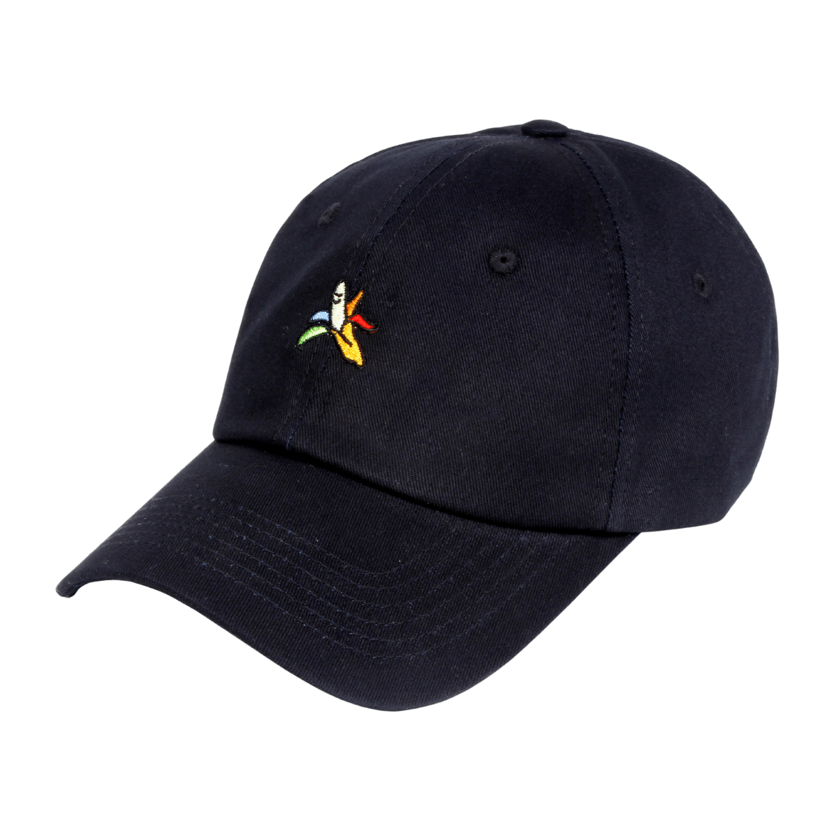 Banana Embroidery Ball Cap- Navy - JWorldstore
