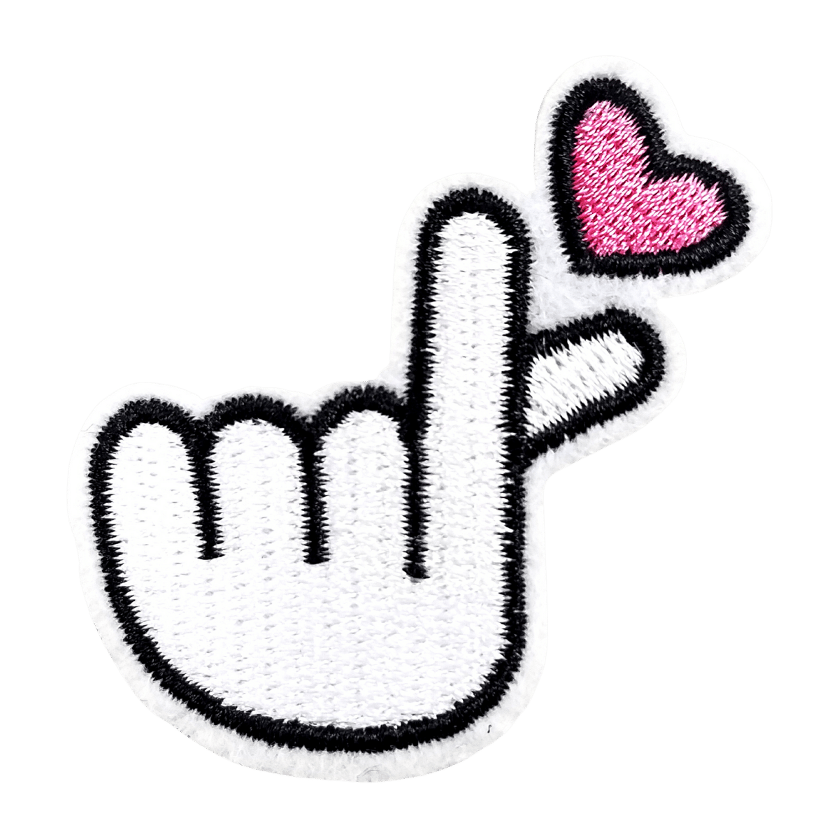 Finger Heart Iron/Sew On Patch - JWorldstore