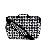 Thomas Laptop Messenger Bag in Houndstooth - Final Sale