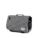 Thomas Laptop Messenger Bag in Houndstooth - Final Sale