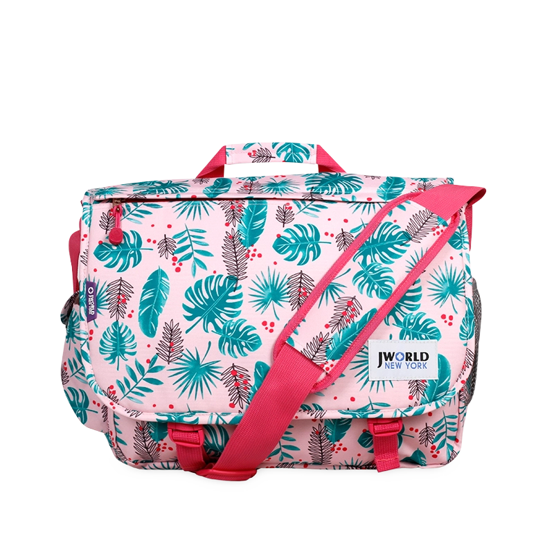 Thomas Laptop Messenger Bag in Palm Leaves - Final Sale - JWorldstore