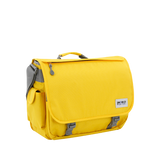 Thomas Laptop Messenger Bag in Tangerine Yellow - Final Sale