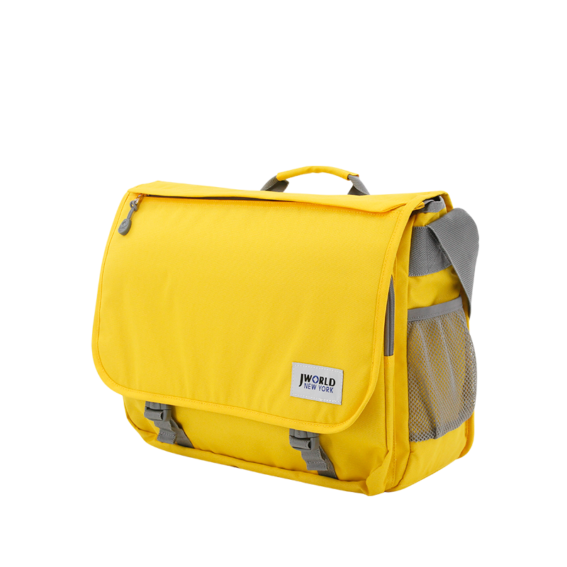 Thomas Laptop Messenger Bag in Tangerine Yellow - Final Sale - JWorldstore