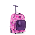 Sparkle 15 Inch Kids Rolling Backpack / Carry On - JWorldstore