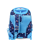 Sparkle 15 Inch Kids Rolling Backpack / Carry On - JWorldstore