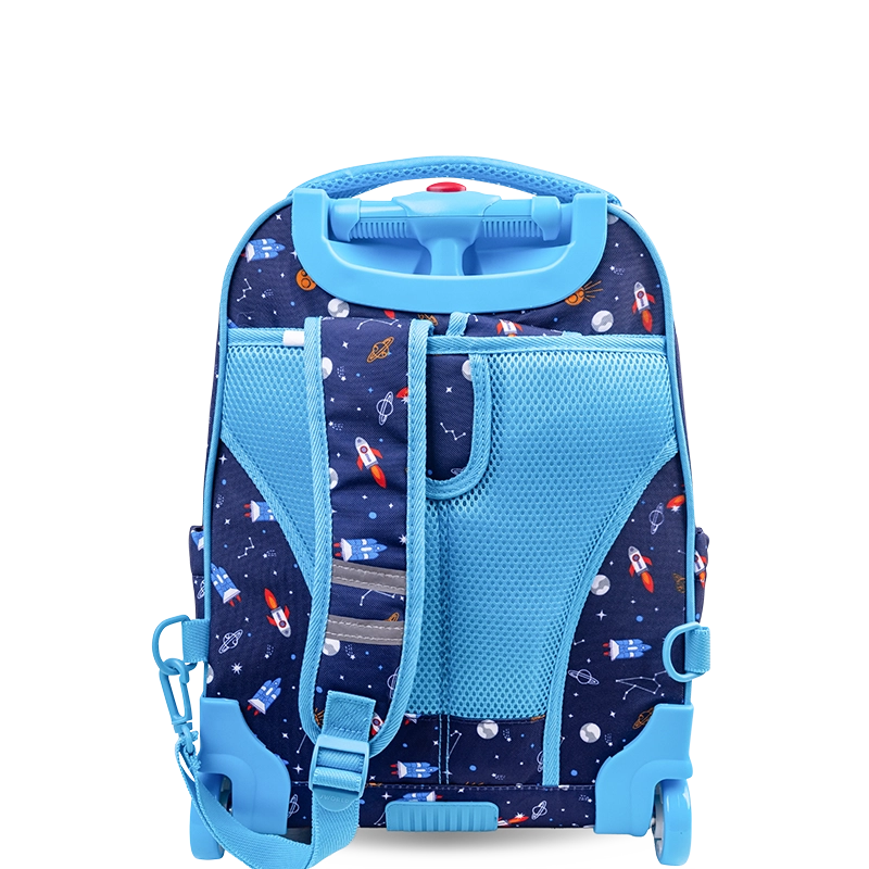 Sparkle 15 Inch Kids Rolling Backpack / Carry On - JWorldstore