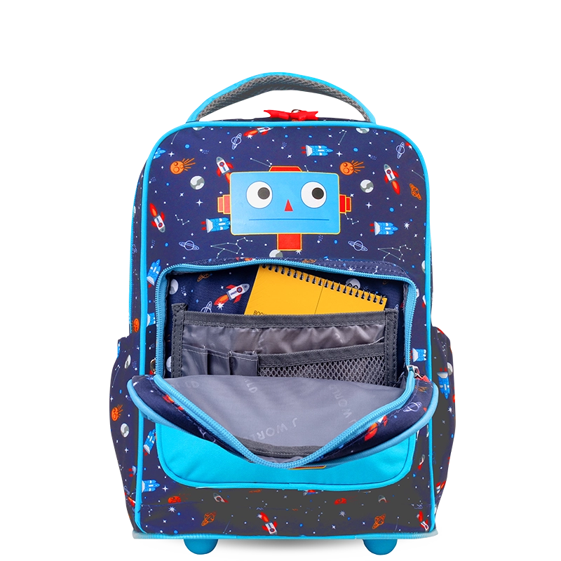 Sparkle 15 Inch Kids Rolling Backpack / Carry On - JWorldstore