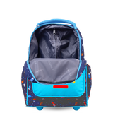 Sparkle 15 Inch Kids Rolling Backpack / Carry On - JWorldstore