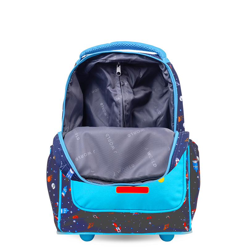 Sparkle 15 Inch Kids Rolling Backpack / Carry On - JWorldstore