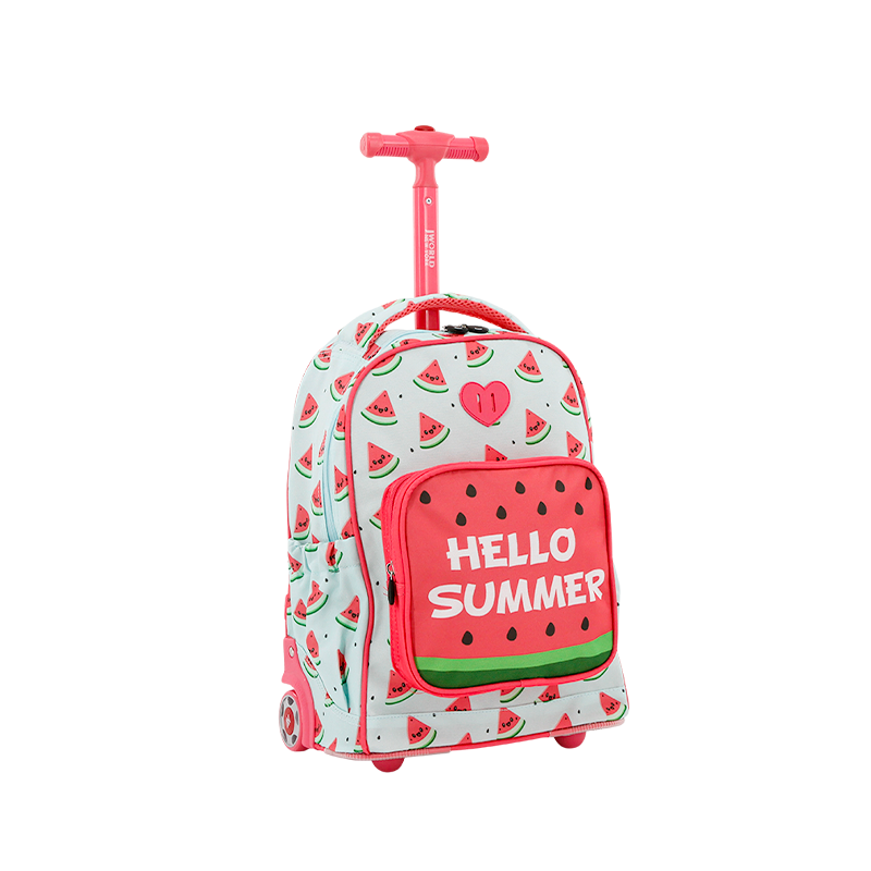 Sparkle 15 Inch Kids Rolling Backpack / Carry On - JWorldstore