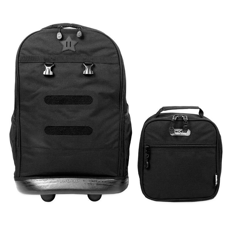 Duo Rolling Backpack With Detachable Lunch Box Set (18 Inch) - JWorldstore