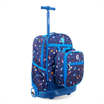 Duo Rolling Backpack With Detachable Lunch Box Set (18 Inch) - JWorldstore
