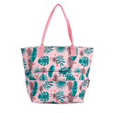 Lola Insulated Lunch Tote Bag in Palm Leaves - Final Sale