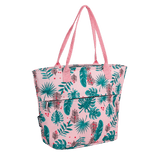 Lola Insulated Lunch Tote Bag in Palm Leaves - Final Sale