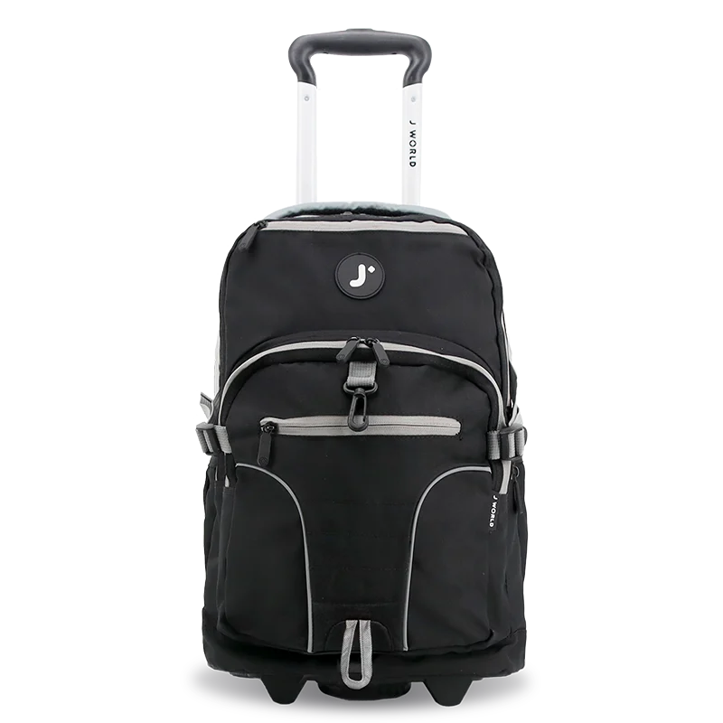 Lunar Multi-Purpose Laptop Rolling Backpack (19.5 Inch) in Black - JWorldstore