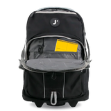 Lunar Multi-Purpose Laptop Rolling Backpack (19.5 Inch) in Black