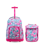 Lollipop Kids Rolling Backpack With Lunch Bag (16 Inch) - JWorldstore