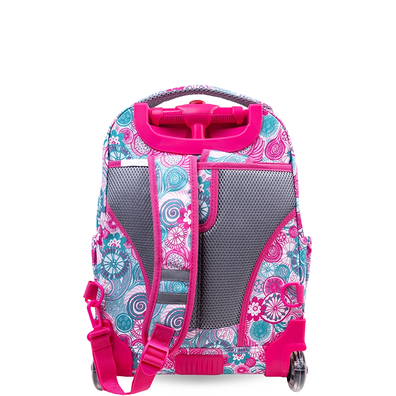 Lollipop Kids Rolling Backpack With Lunch Bag (16 Inch) - JWorldstore