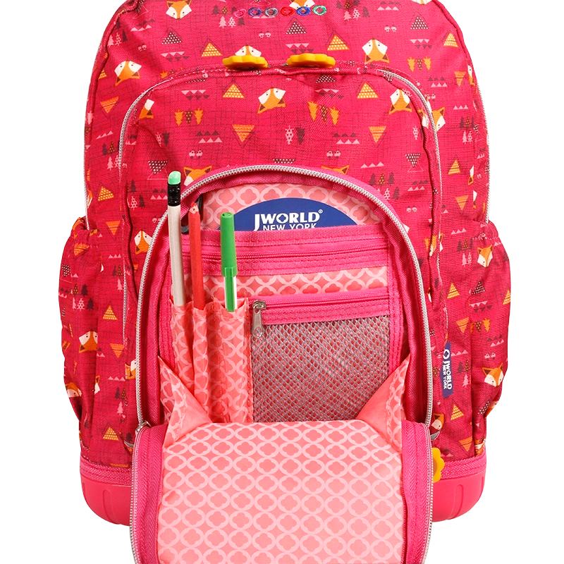 Lollipop Kids Rolling Backpack With Lunch Bag (16 Inch) - JWorldstore