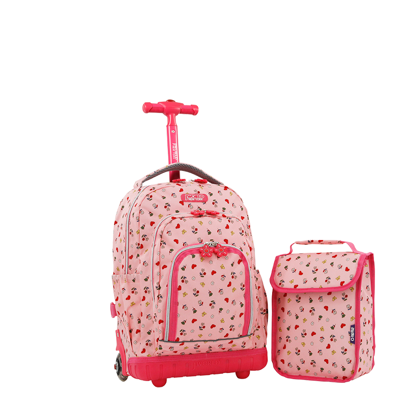 Lollipop Kids Rolling Backpack With Lunch Bag (16 Inch) - Final Sale