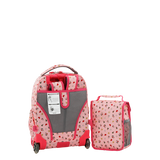 Lollipop Kids Rolling Backpack With Lunch Bag (16 Inch) in Pink Yard - Final Sale