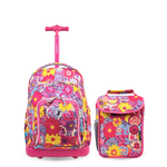 Lollipop Kids Rolling Backpack With Lunch Bag (16 Inch) - JWorldstore