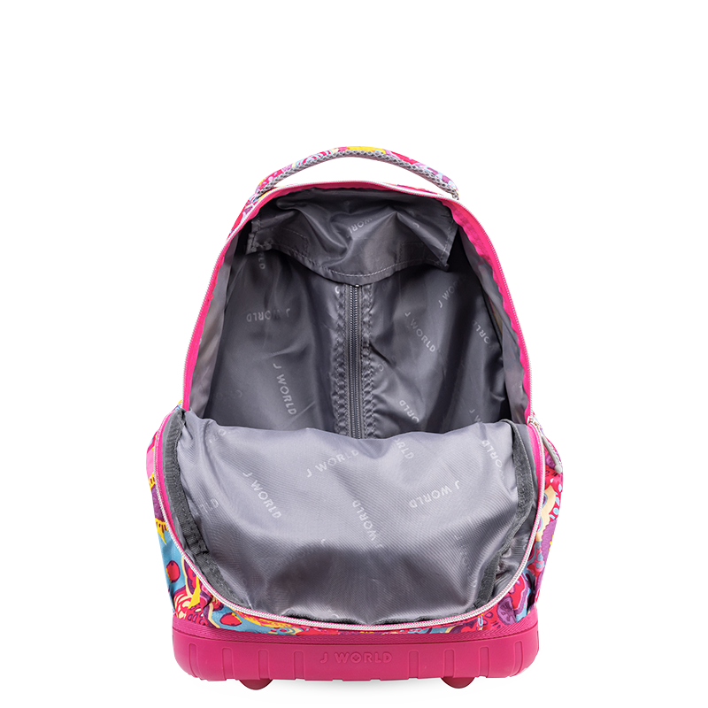 Lollipop Kids Rolling Backpack With Lunch Bag (16 Inch) - JWorldstore