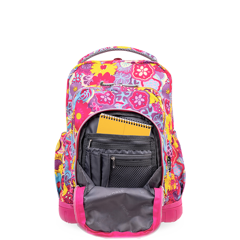 Lollipop Kids Rolling Backpack With Lunch Bag (16 Inch) - JWorldstore