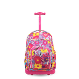 Lollipop Kids Rolling Backpack With Lunch Bag (16 Inch) - JWorldstore