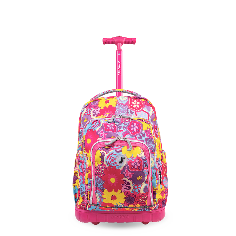 Lollipop Kids Rolling Backpack With Lunch Bag (16 Inch) - JWorldstore