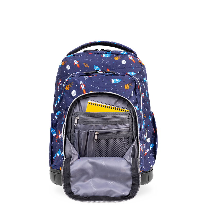 Lollipop Kids Rolling Backpack With Lunch Bag (16 Inch) - JWorldstore