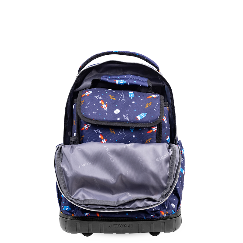 Lollipop Kids Rolling Backpack With Lunch Bag (16 Inch) - JWorldstore