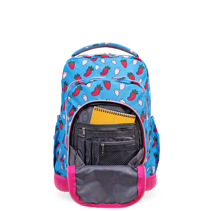 Lollipop Kids Rolling Backpack With Lunch Bag (16 Inch) - JWorldstore