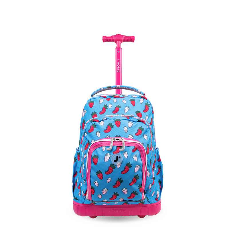 Lollipop Kids Rolling Backpack With Lunch Bag (16 Inch) - JWorldstore