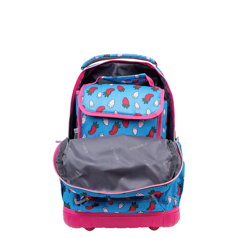 Lollipop Kids Rolling Backpack With Lunch Bag (16 Inch) - JWorldstore