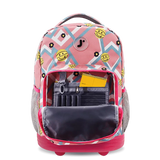 Sunrise Rolling Backpack (18 Inch) in Basketbally