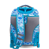 Sunrise Rolling Backpack (18 Inch) in Blue Vine