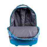 Sunrise Rolling Backpack (18 Inch) in Blue Vine