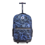 Sunrise Rolling Backpack (18 Inch) in Disco