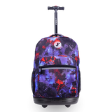 Sunrise Rolling Backpack (18 Inch) in Galaxy