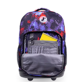 Sunrise Rolling Backpack (18 Inch) in Galaxy