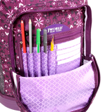 Sunrise Rolling Backpack (18 Inch) in Garden Purple - Final Sale