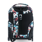 Sunrise Rolling Backpack (18 Inch) in Graffiti